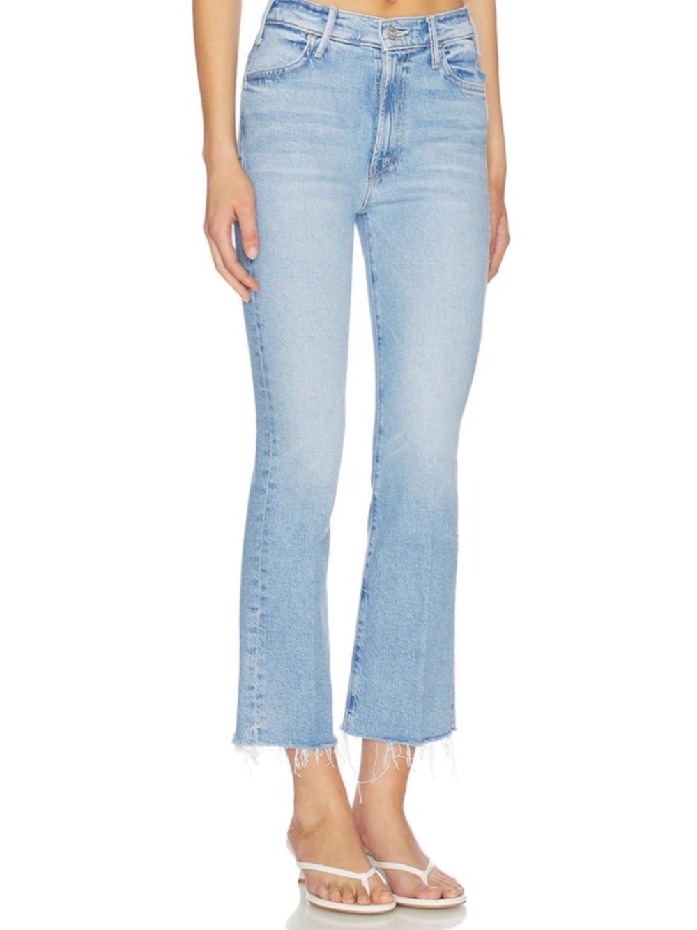 MOTHER Light Blue high waist ankle cut  Jeans